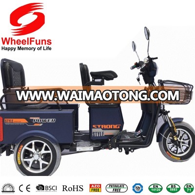 new design electric tricycle passengerdouble usage for passengers or electric cargo electrical bike for elder people